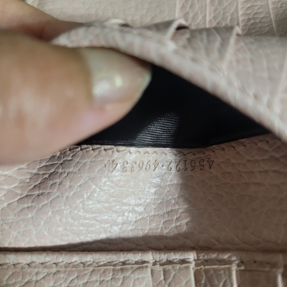Final Price✅️ Authentic Gucci pebbled leather marmont french wallet - Picture 16 of 17